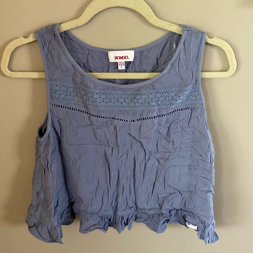 Blue Summer Tank Top.